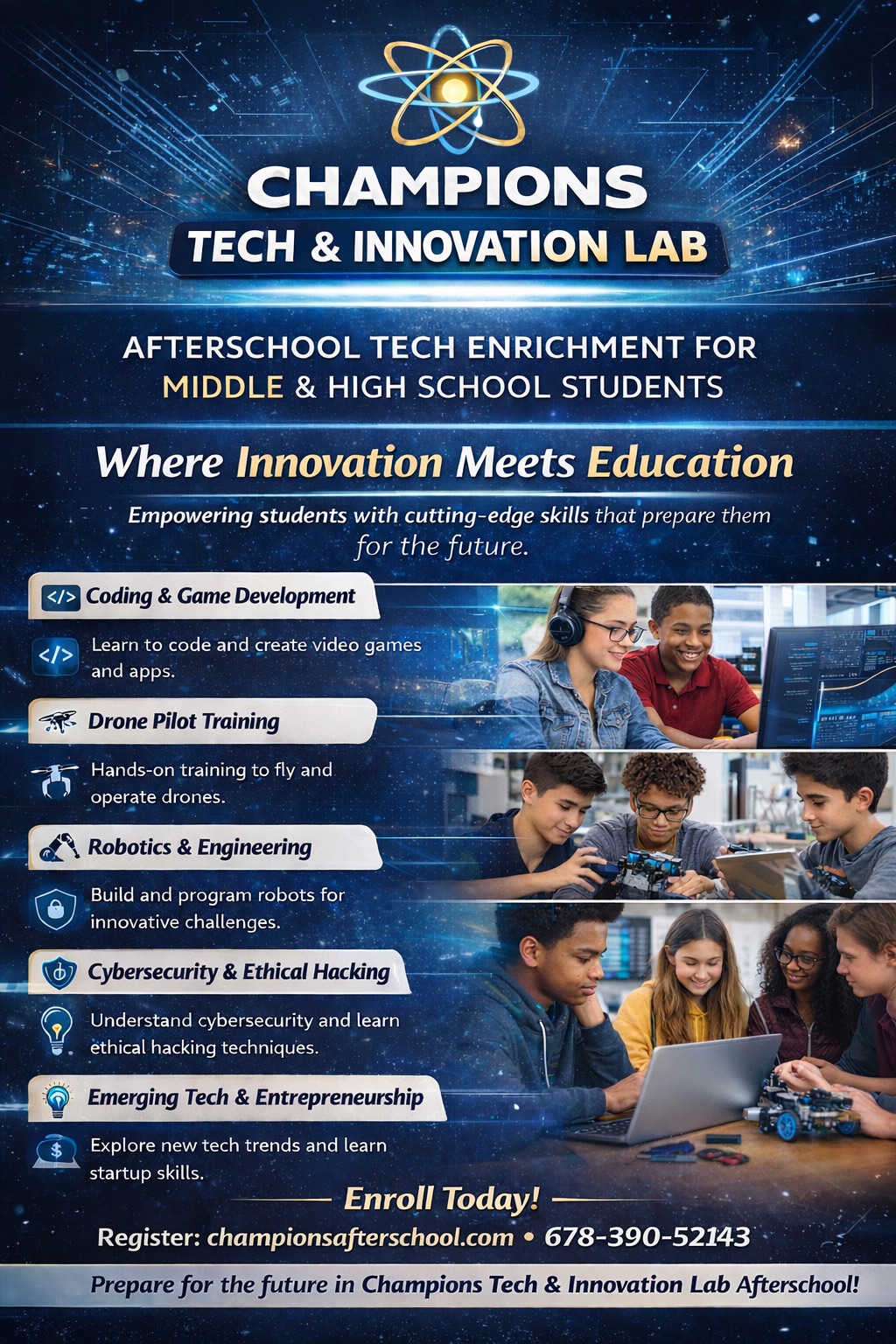 Tech Labs Program Flyer